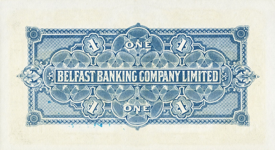 Back of Northern Ireland p126b: 1 Pound from 1939