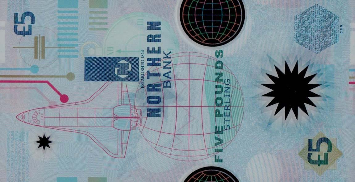 Back of Northern Ireland p203b: 5 Pounds from 2000