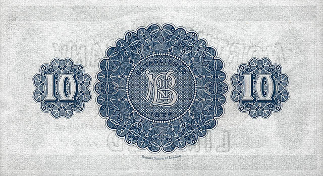 Back of Northern Ireland p181d: 10 Pounds from 1968