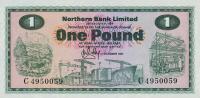 p187b from Northern Ireland: 1 Pound from 1970