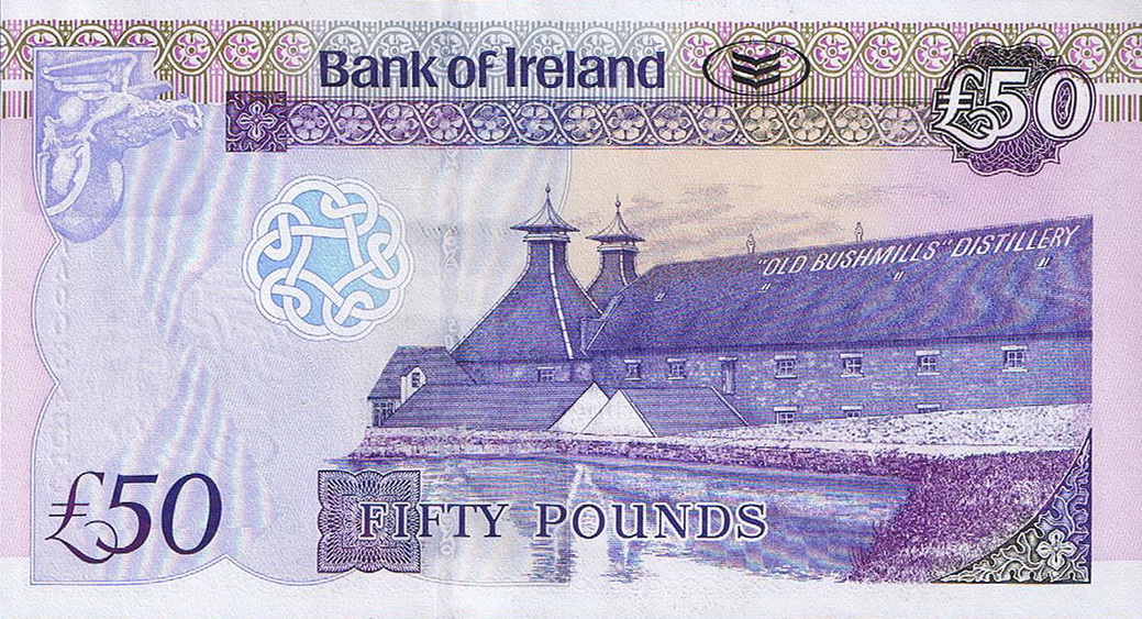 Back of Northern Ireland p89: 50 Pounds from 2013