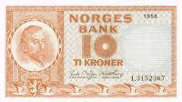 Gallery image for Norway p31b3: 10 Kroner