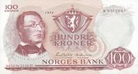 p38g from Norway: 100 Krone from 1973