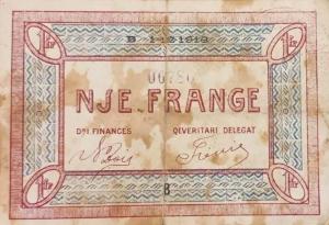 Gallery image for Albania pS150a: 1 Franc