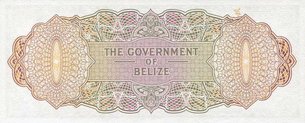 Back of Belize p37b: 20 Dollars from 1975
