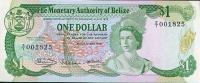 Gallery image for Belize p38r: 1 Dollar