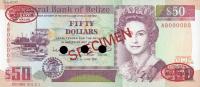 Gallery image for Belize p56s: 50 Dollars