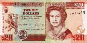 Gallery image for Belize p69g: 20 Dollars