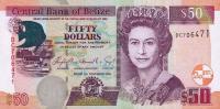 Gallery image for Belize p70b: 50 Dollars