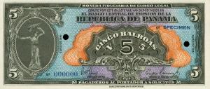 Gallery image for Panama p23s: 5 Balboas
