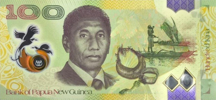 Front of Papua New Guinea p58: 100 Kina from 2026
