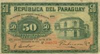 p121a from Paraguay: 50 Pesos from 1907