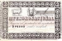 p12 from Paraguay: 2 Pesos from 1860
