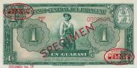 Gallery image for Paraguay p185s: 1 Guarani