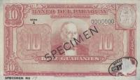 Gallery image for Paraguay p187s: 10 Guaranies