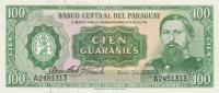p198a from Paraguay: 100 Guarani from 1952