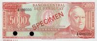 Gallery image for Paraguay p202s2: 5000 Guarani