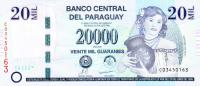 Gallery image for Paraguay p230b: 20000 Guarani