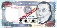 Gallery image for Peru p120s: 10000 Soles de Oro