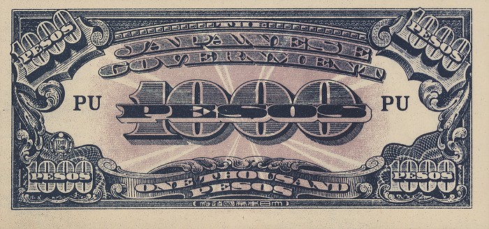 Front of Philippines p115d: 1000 Pesos from 1945