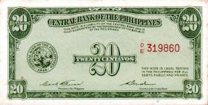 Gallery image for Philippines p130b: 20 Centavos
