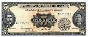 Gallery image for Philippines p135b: 5 Pesos