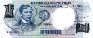Gallery image for Philippines p142a: 1 Piso from 1969