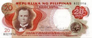 Gallery image for Philippines p145b: 20 Piso from 1969