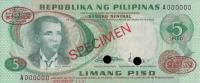 Gallery image for Philippines p148s: 5 Piso