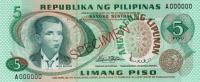 Gallery image for Philippines p153s1: 5 Piso