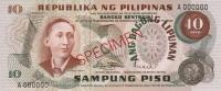 Gallery image for Philippines p154s1: 10 Piso