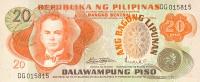 Gallery image for Philippines p155a: 20 Piso