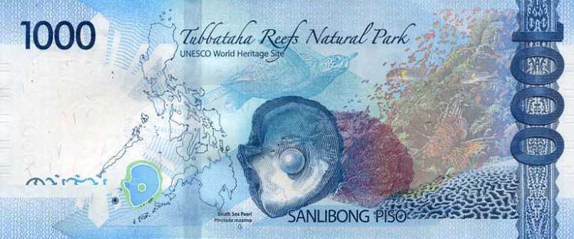Back of Philippines p228a: 1000 Pesos from 2020