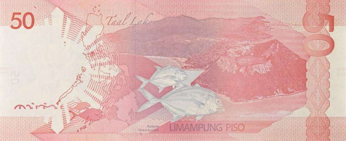 Back of Philippines p224b: 50 Pesos from 2022