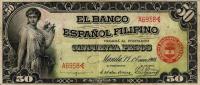 p4 from Philippines: 50 Pesos from 1908