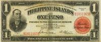 p68a from Philippines: 1 Peso from 1924