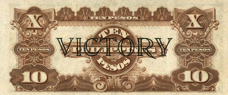 Back of Philippines p97a: 10 Pesos from 1944