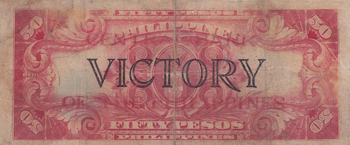 Back of Philippines p99a: 50 Pesos from 1944