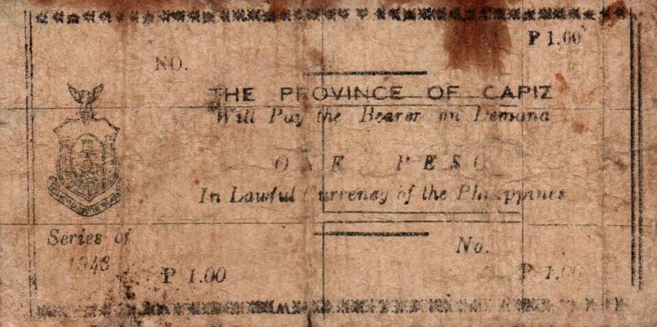 Front of Philippines pS202A: 1 Peso from 1943