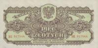 Gallery image for Poland p108: 5 Zlotych from 1944