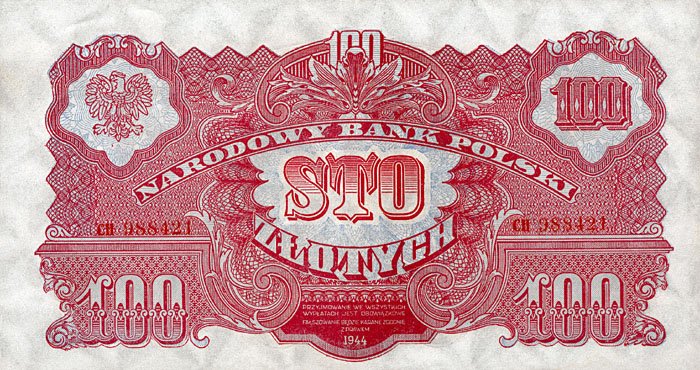 Front of Poland p117a: 100 Zlotych from 1974
