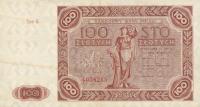 p131a from Poland: 100 Zlotych from 1947