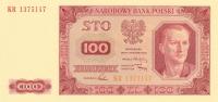 Gallery image for Poland p139a: 100 Zlotych from 1948