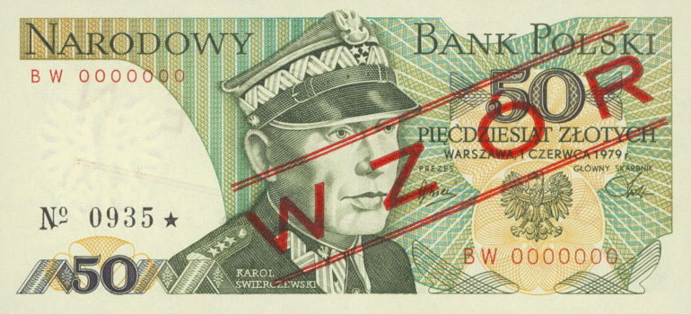 Front of Poland p142s2: 50 Zlotych from 1979