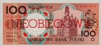 Gallery image for Poland p170a: 100 Zlotych
