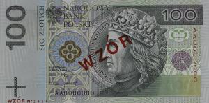 p176s from Poland: 100 Zlotych from 1994