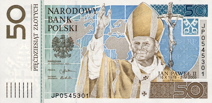 Front of Poland p178a: 50 Zlotych from 2006