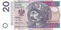 p184a from Poland: 20 Zlotych from 2012