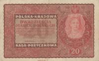 Gallery image for Poland p26: 20 Marek from 1919