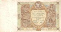 Gallery image for Poland p71: 50 Zlotych from 1929
